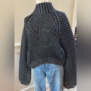 Free People Sweetheart cable knit size XS